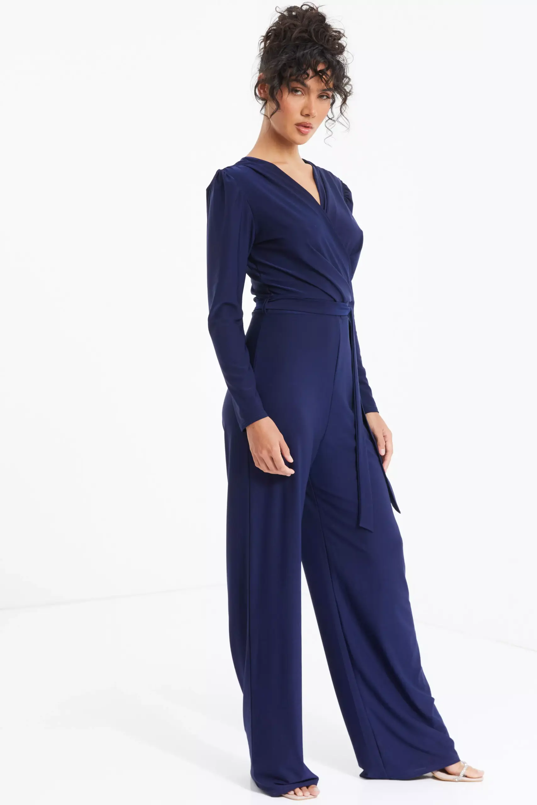 Navy Long Sleeve Jumpsuit Navy Long Sleeve Jumpsuit