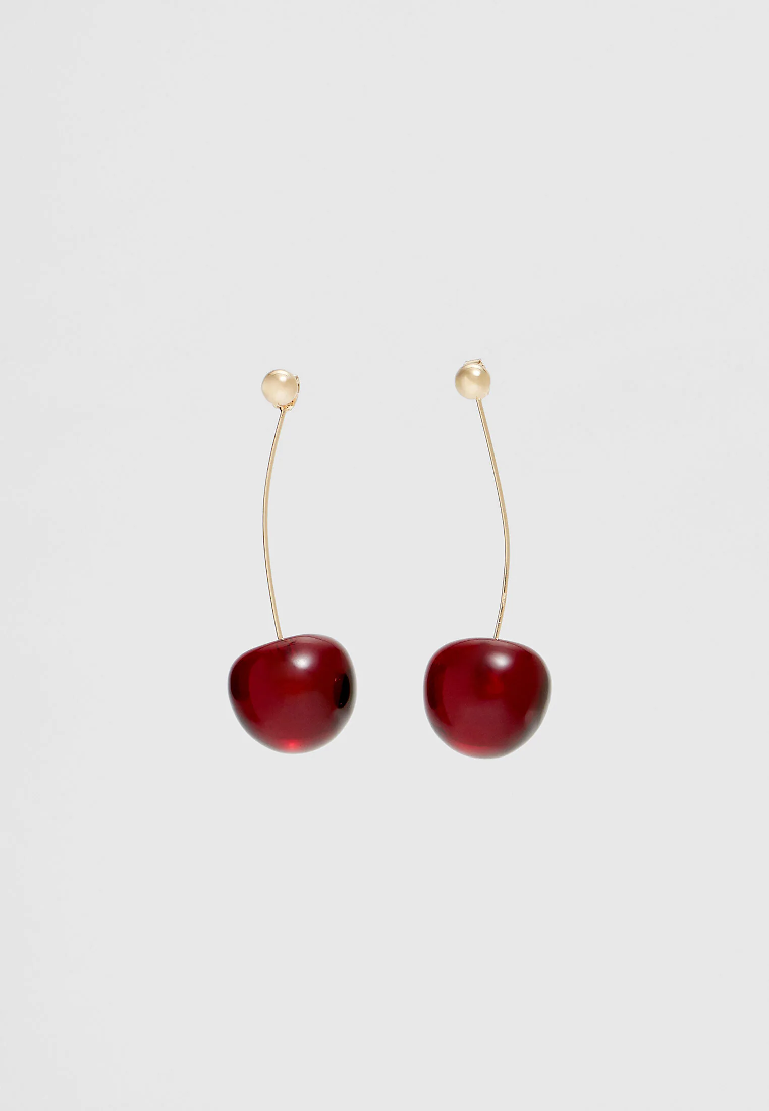 earrings with cherry