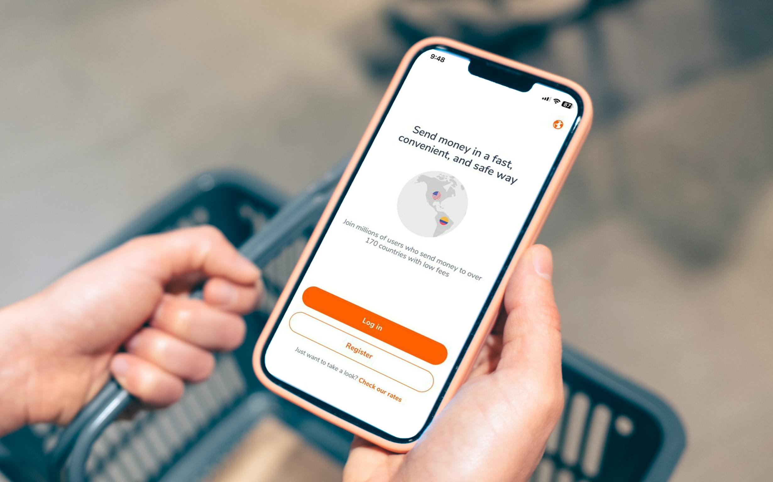 Download the Ria Money Transfer App