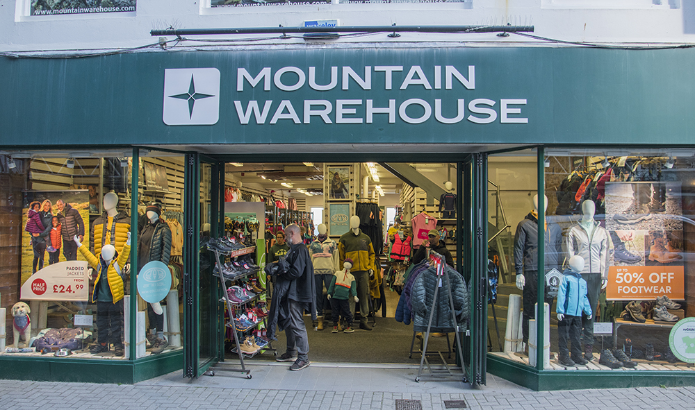 Mountain Warehouse - St Ives Cornwall