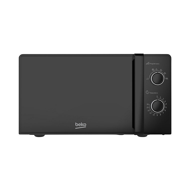 Beko Solo MOC20100BFB 20L Freestanding Microwave - Black | DIY at B&Q
