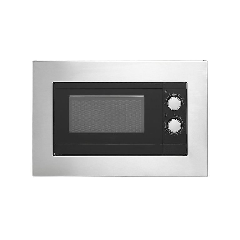 Cooke & Lewis BIMW20LUK 20L Built-in Microwave - Matt black | DIY at B&Q