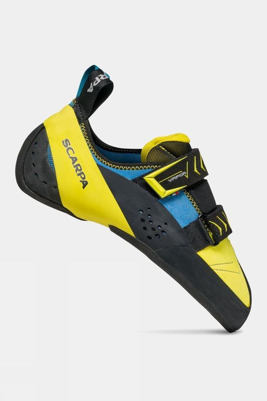 Scarpa Mens Vapour V Climbing Shoes Ocean/Yellow