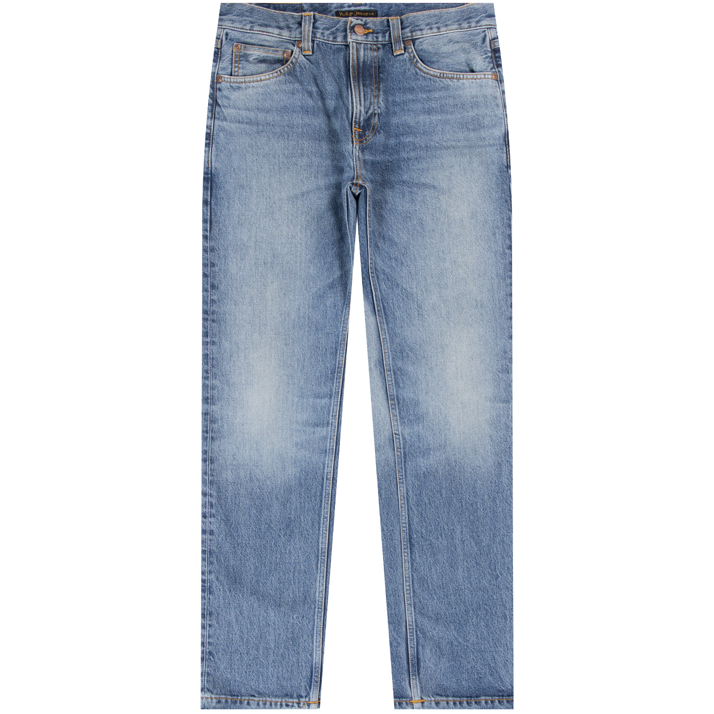 Nudie 'Gritty Jackson' Old Gold Jean Washed Blue