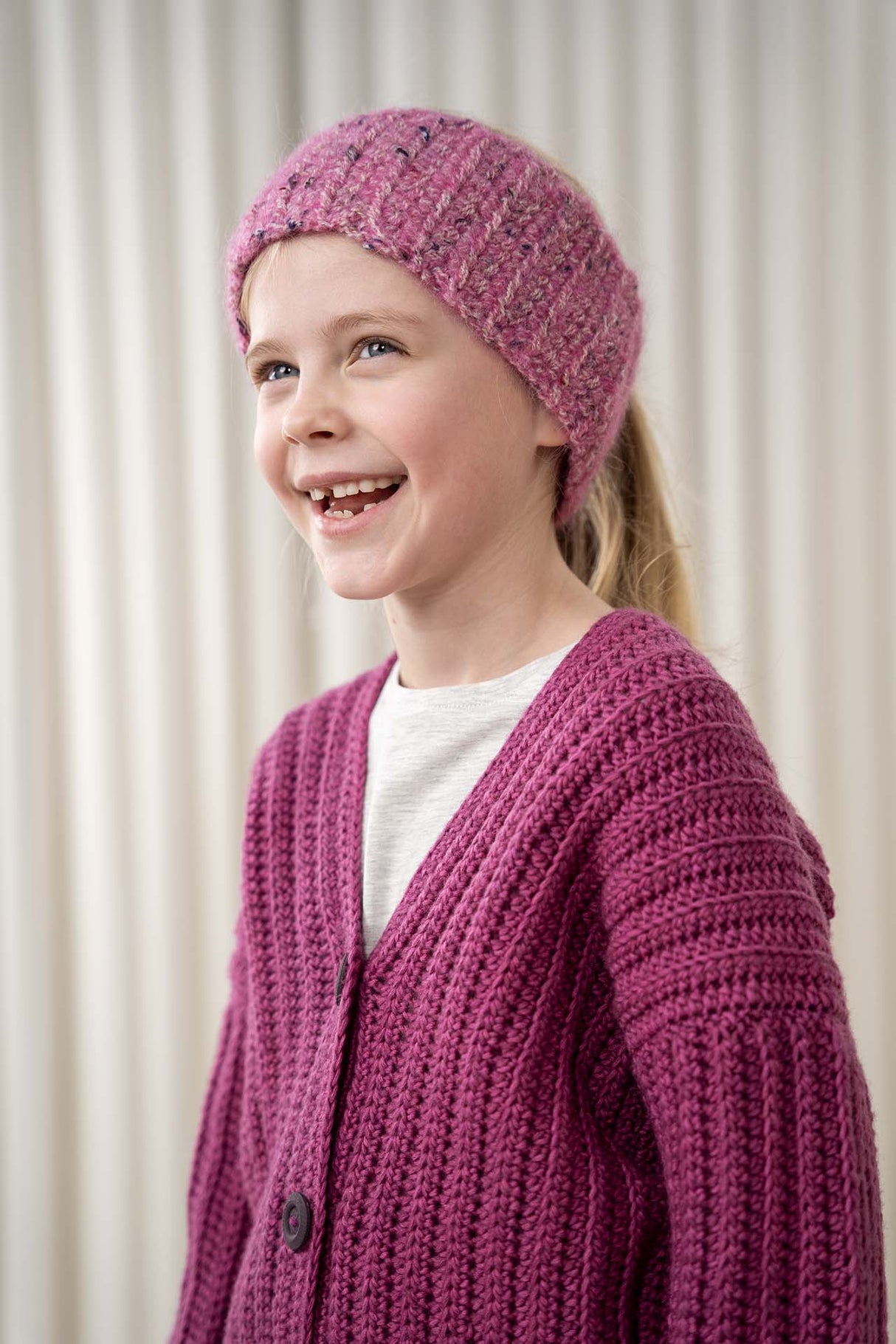 Pink power headband