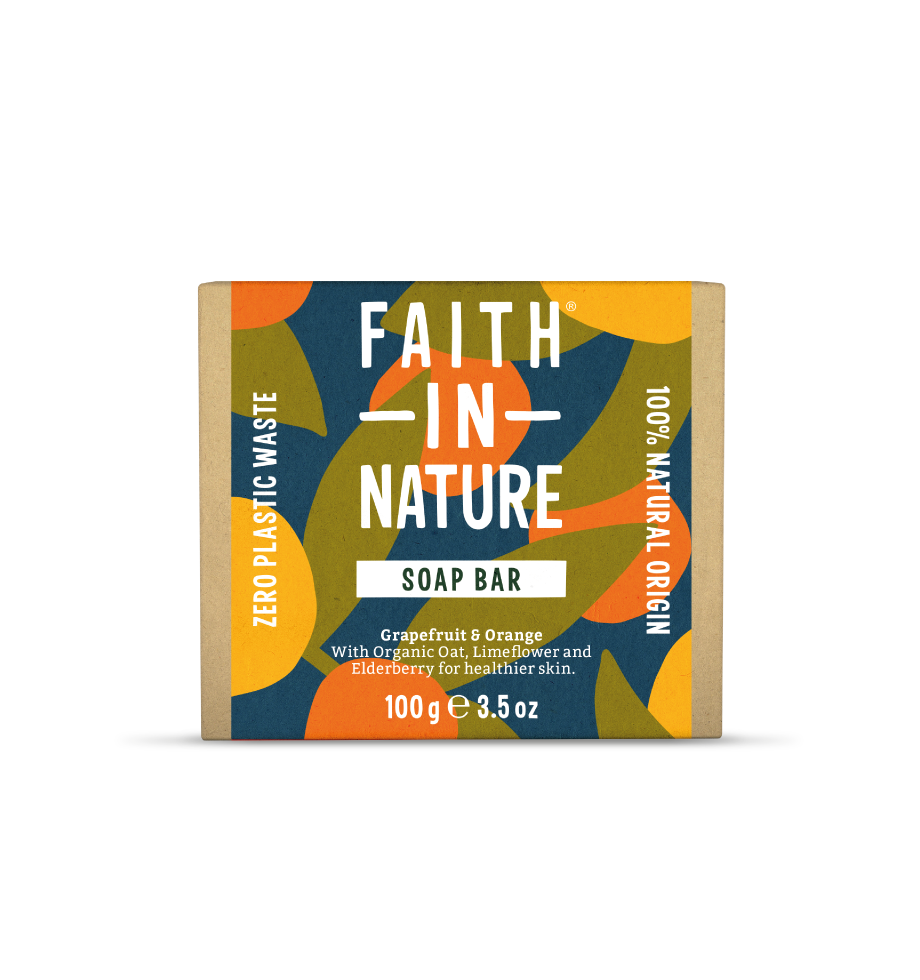 Faith In Nature Grapefruit and Orange natural soap bar
