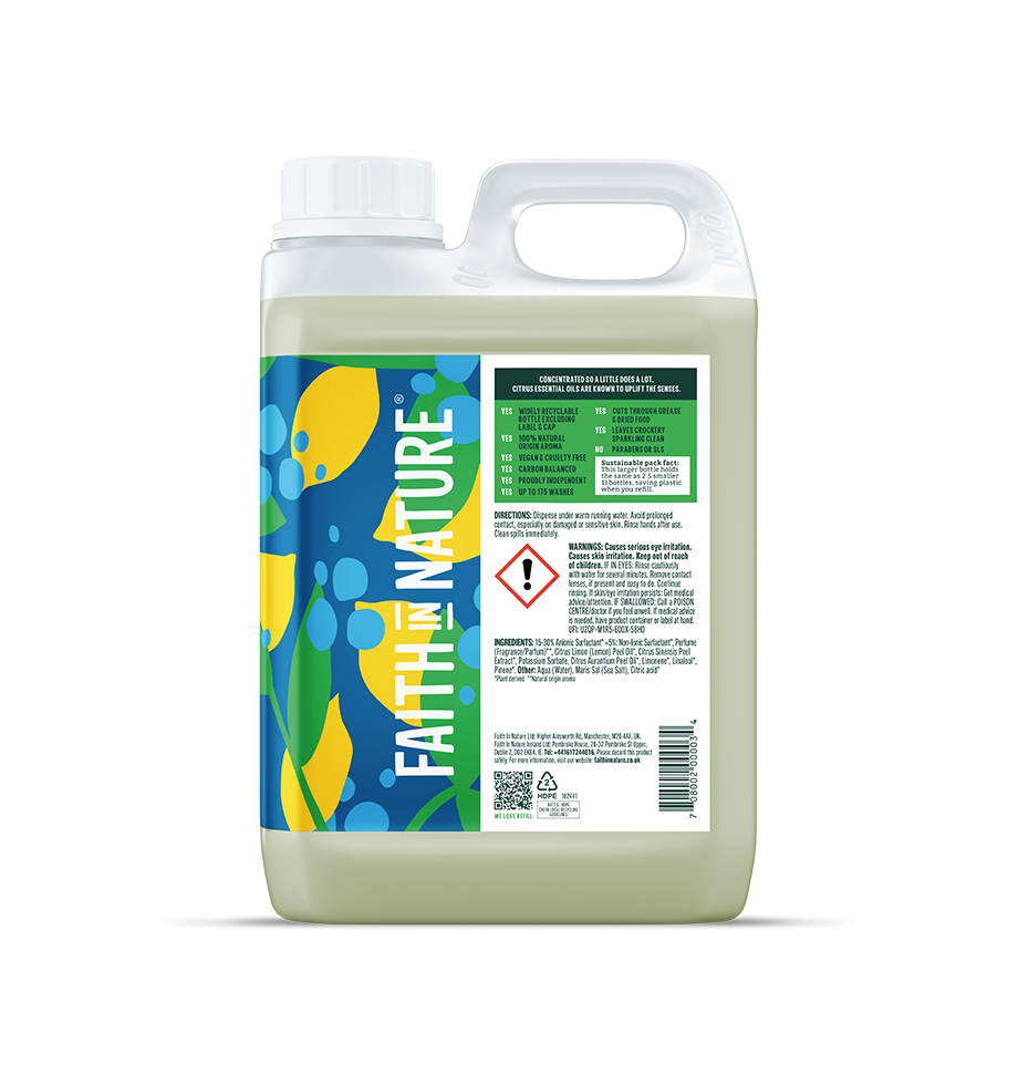 Faith In Nature Aloe Vera and Rosemary laundry liquid 2.5 litre refill