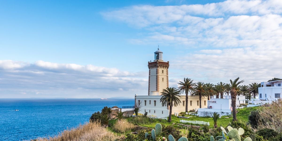 Tangier coast for Morocco ferry travel