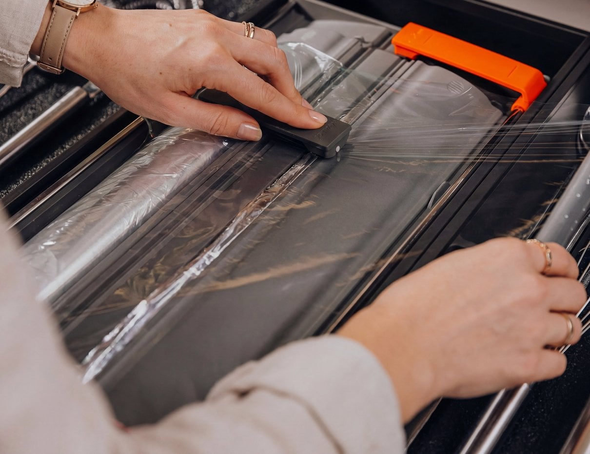 Organisierte Küche mit Simple-As-Produkten