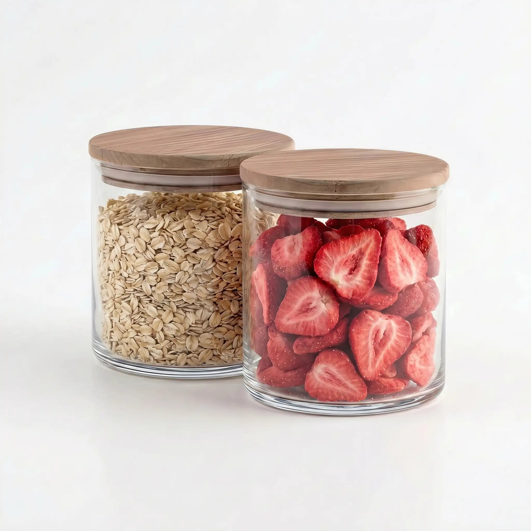 Vorratsglas-Set mit Holzdeckel