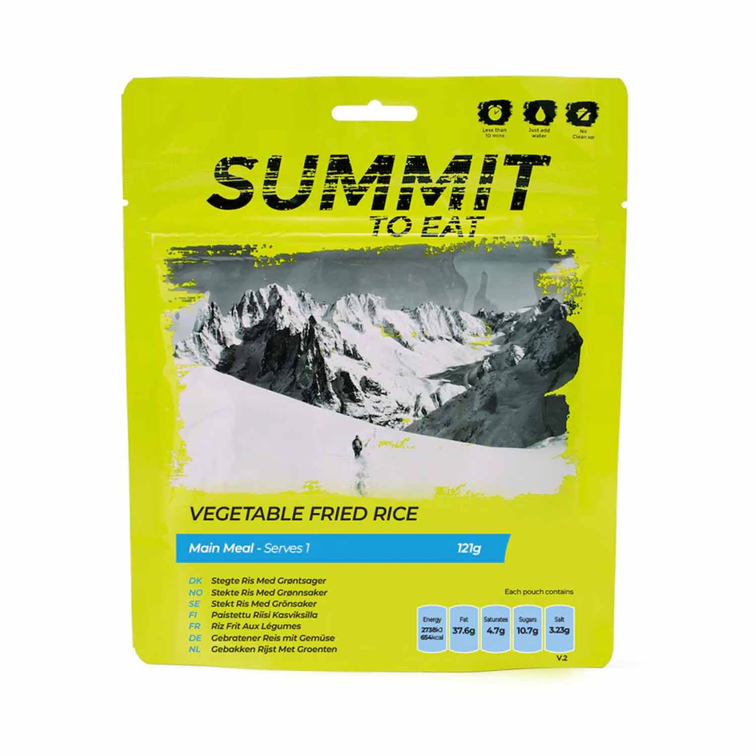 Summit to Eat Vegetable Fried Rice meal pouch