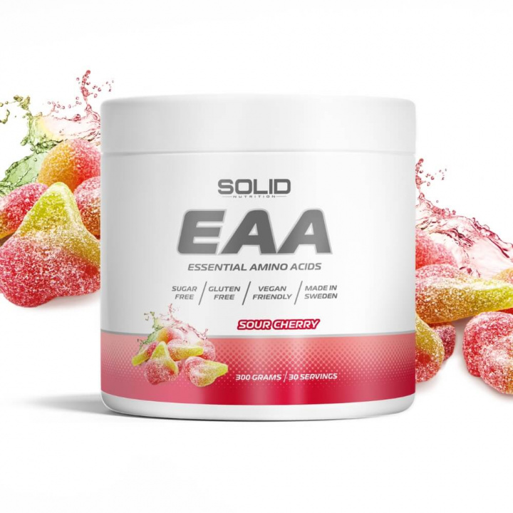 SOLID Nutrition EAA förpackning på vit bakgrund