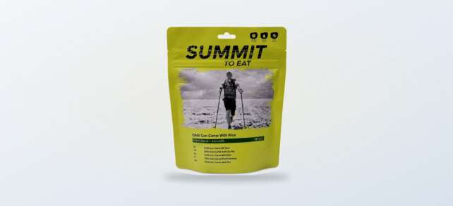 Summit to Eat Chilli Con Carne With Rice meal pouch