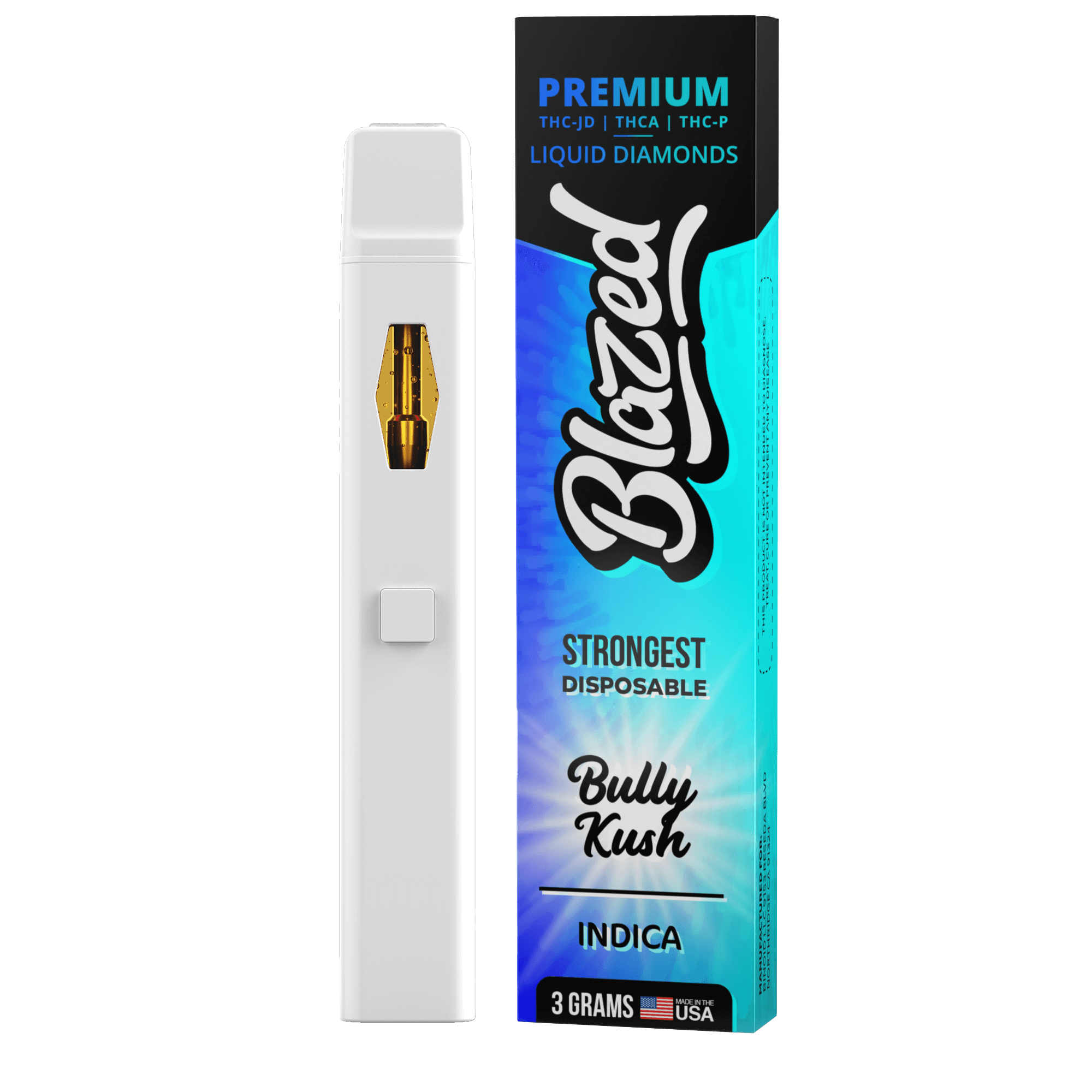 Binoid Blazed 3 Gram Disposable in Bully Kush