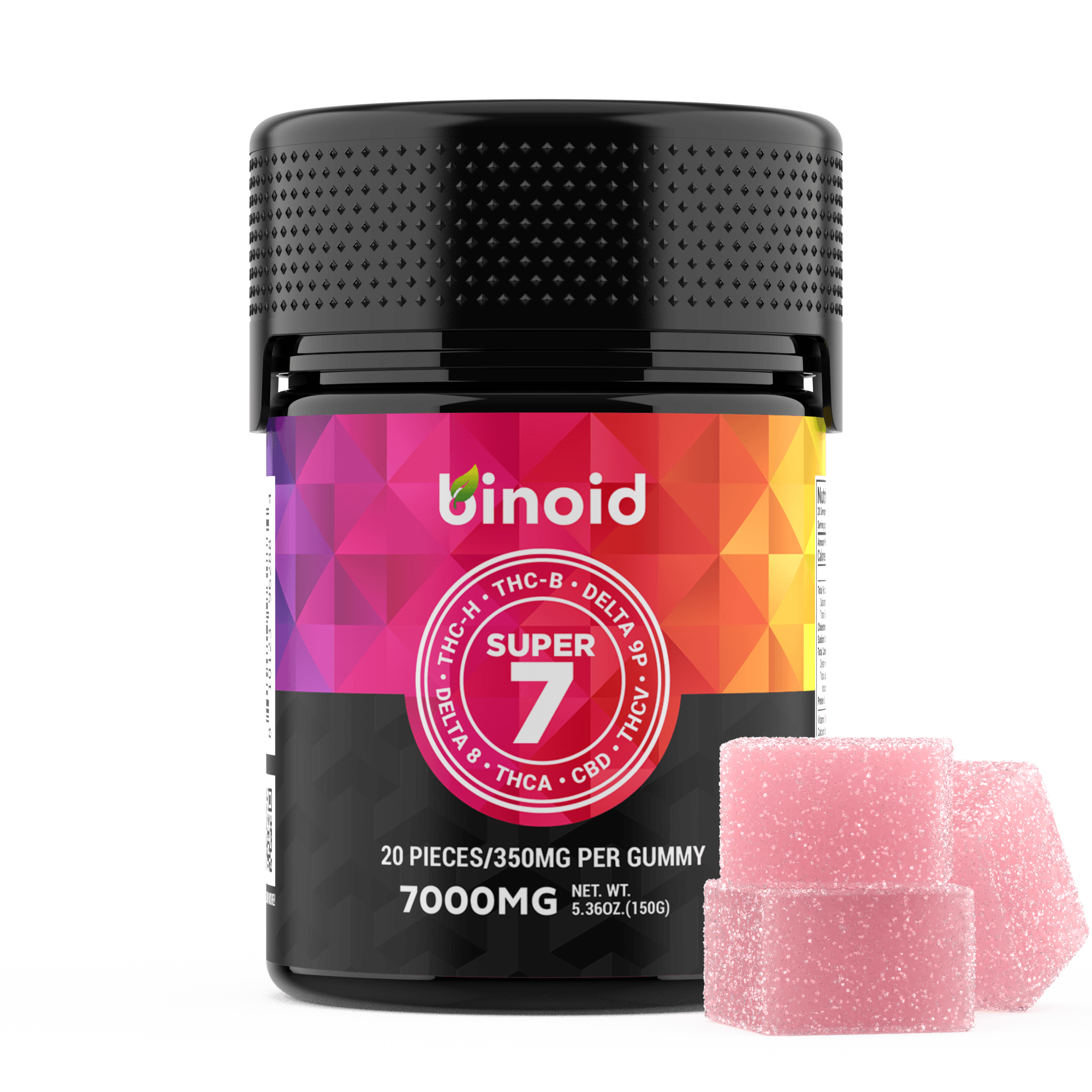Binoid Super 7 Gummies product package