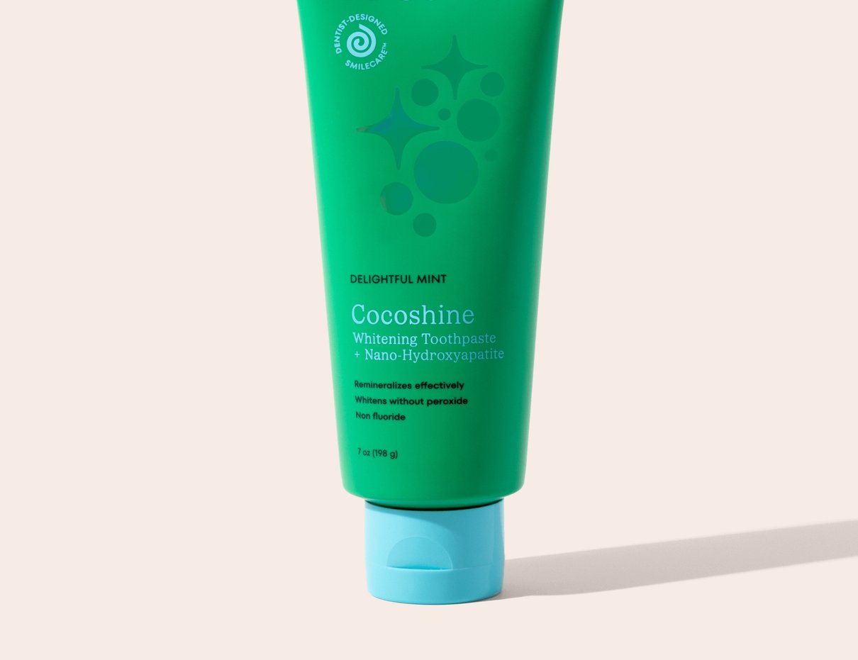 Single tube of Cocoshine Whitening Toothpaste
