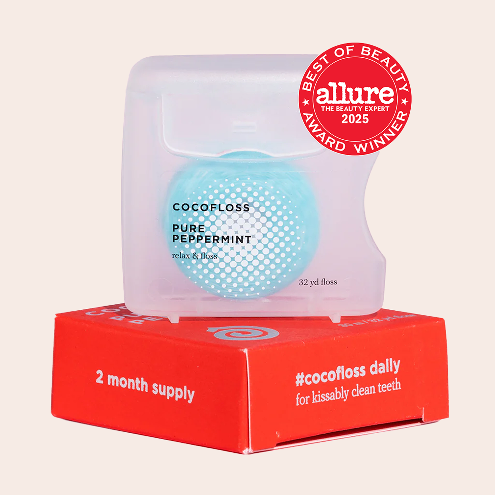 Pure Peppermint Cocofloss dental floss