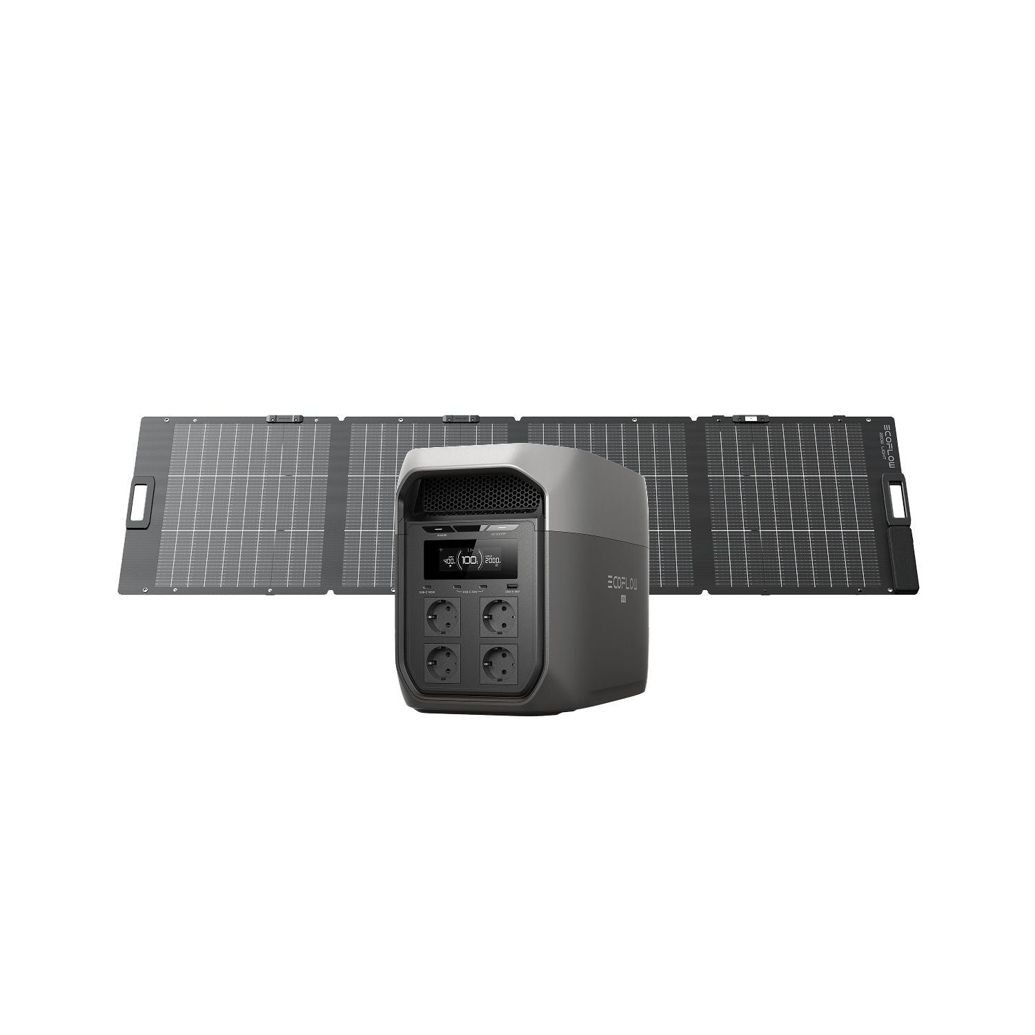 Station électrique portable EcoFlow DELTA 3 Max vue de trois quarts