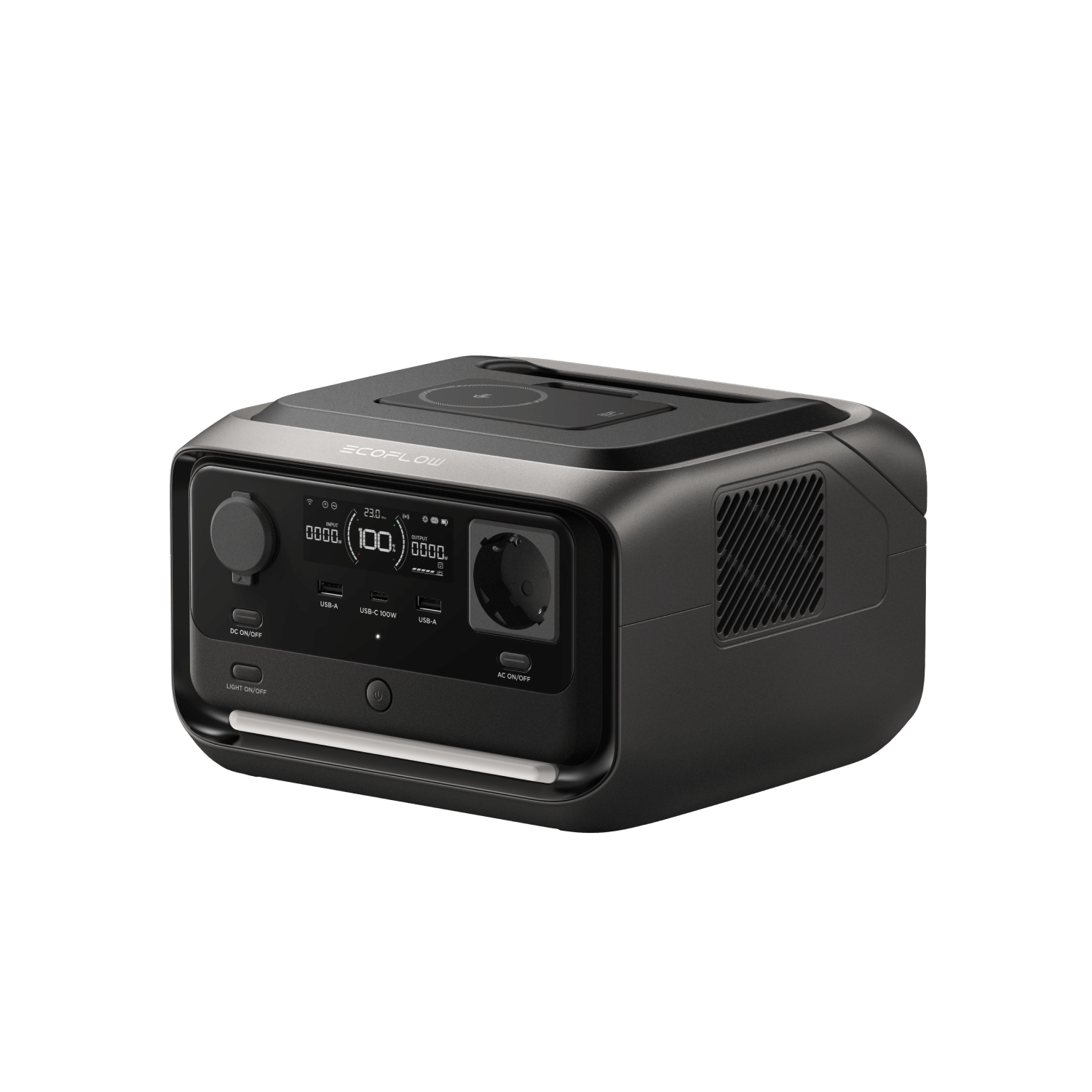Station électrique portable EcoFlow RIVER 3 Plus sans fil reconditionnée