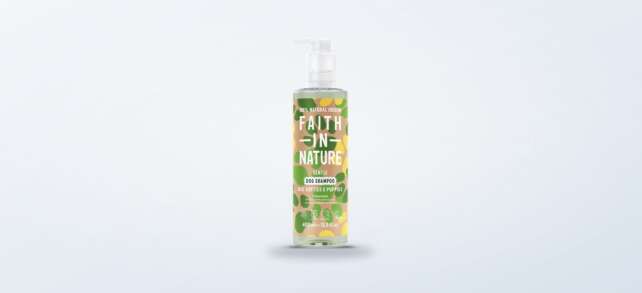 Chamomile dog and puppy shampoo bottle