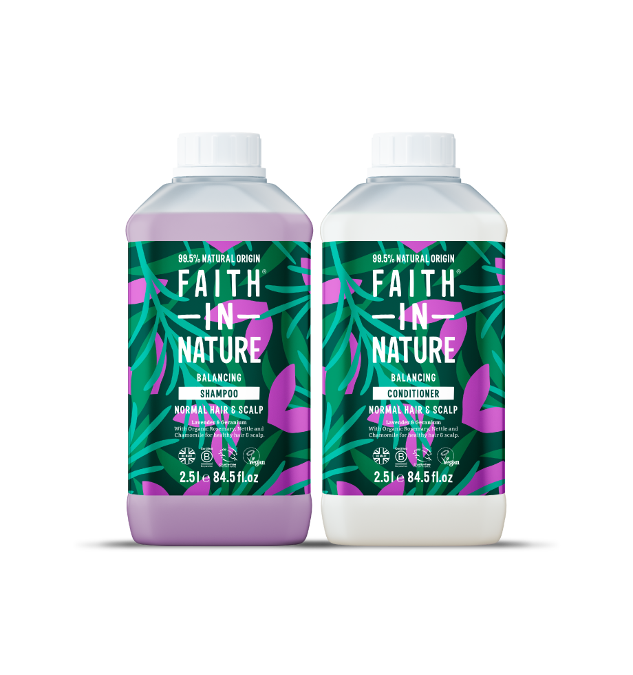 Faith In Nature Lavender and Geranium 2.5 litre refill set