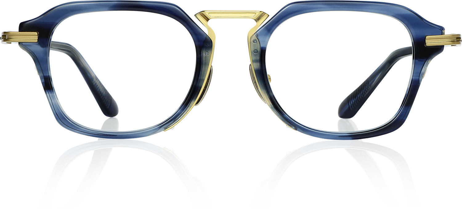 Elionoriel blue square eyeglasses by Fytoo Global