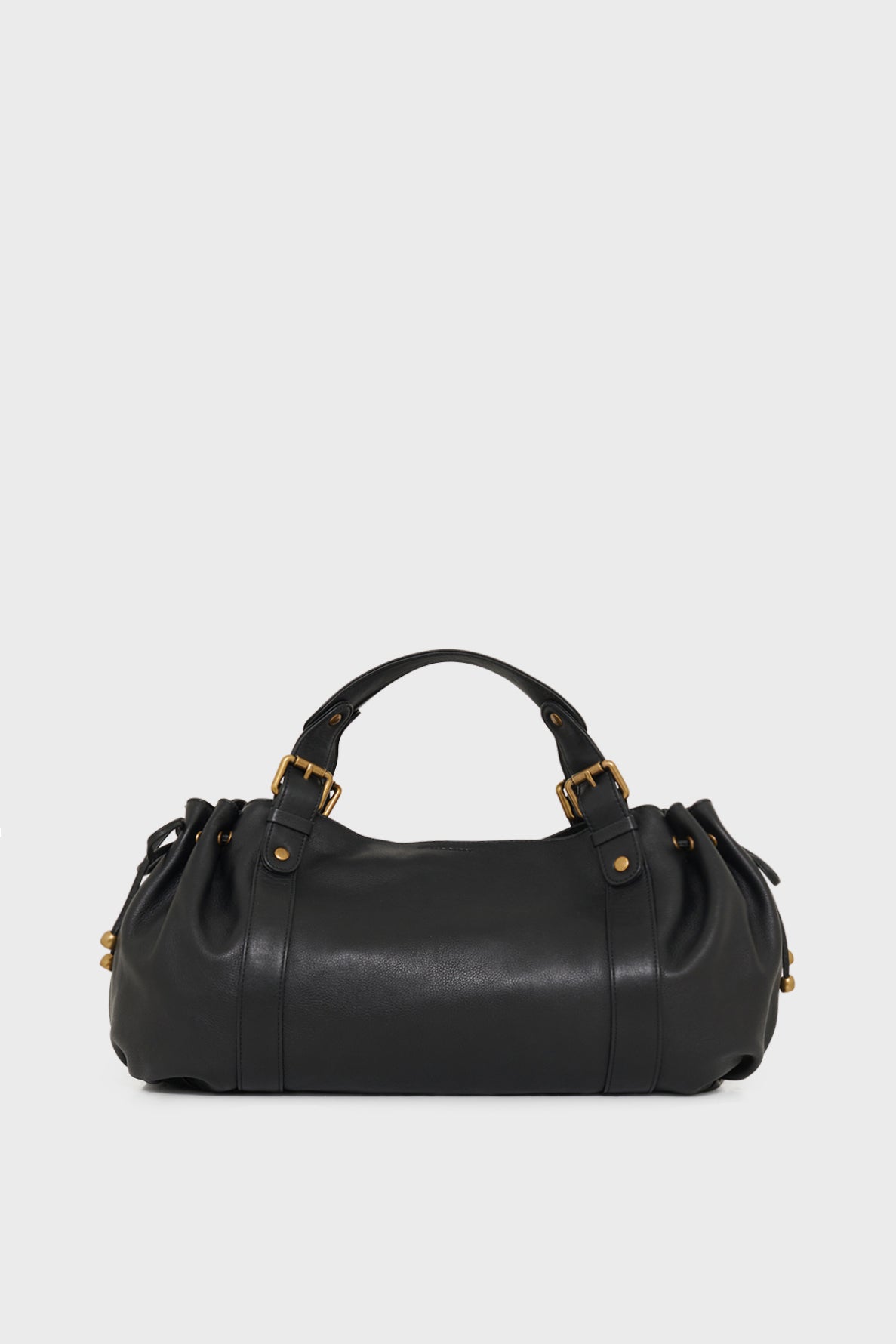Sac à main en cuir noir 24H Gerard Darel