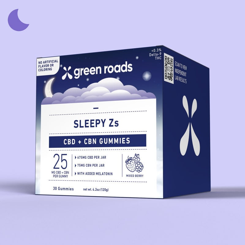 Green Roads Sleepy Zs CBD CBN Gummies package