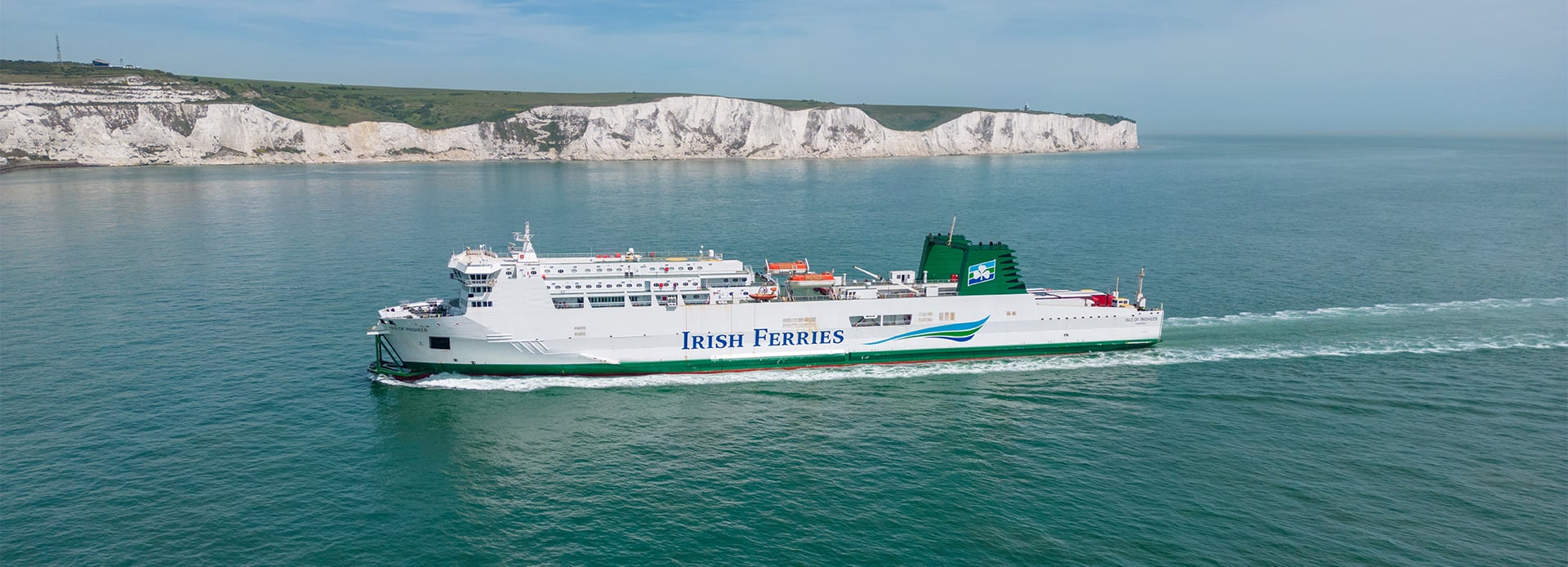 Isle of Inisheer ferry at sea