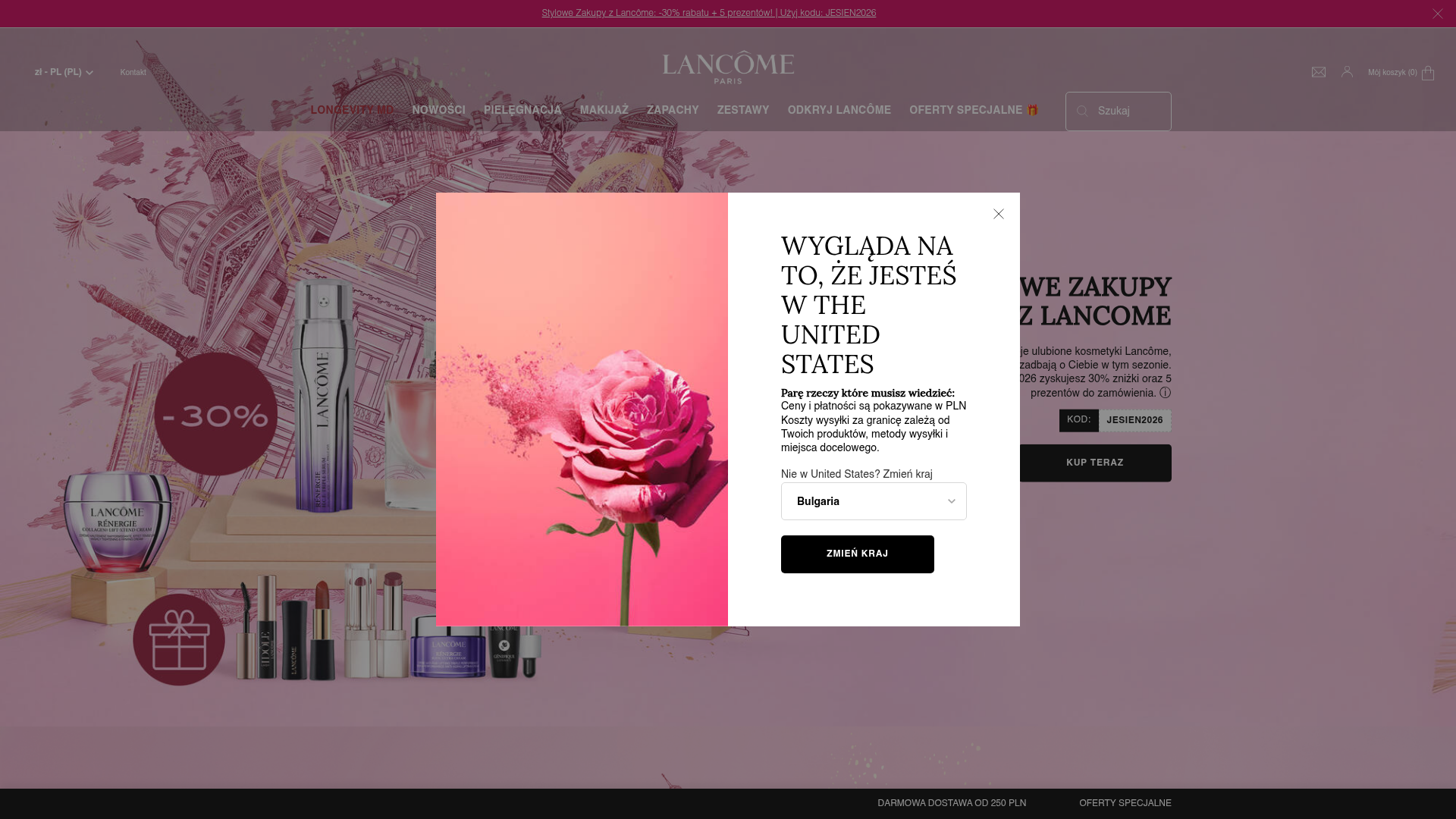 Oficjalna strona główna Lancome.pl z prezentacją produktów