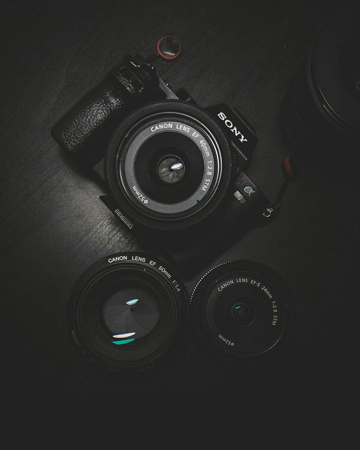 Camera with multiple lenses