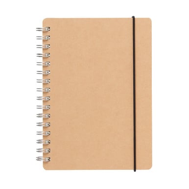MUJI kraft spiral notebook
