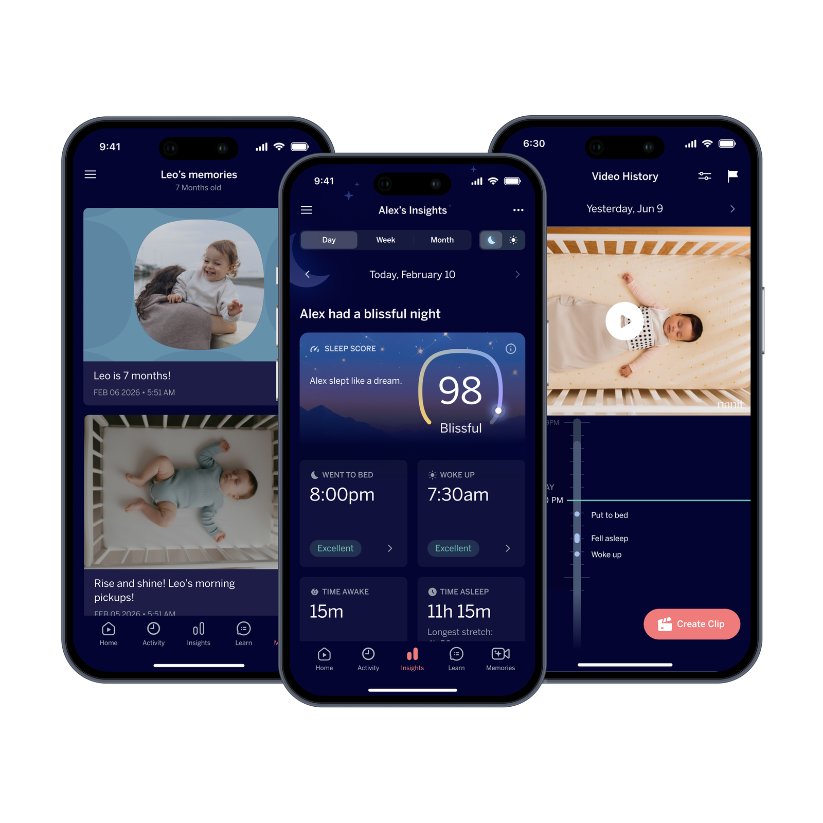 Nanit Insights Plan sleep and memory features