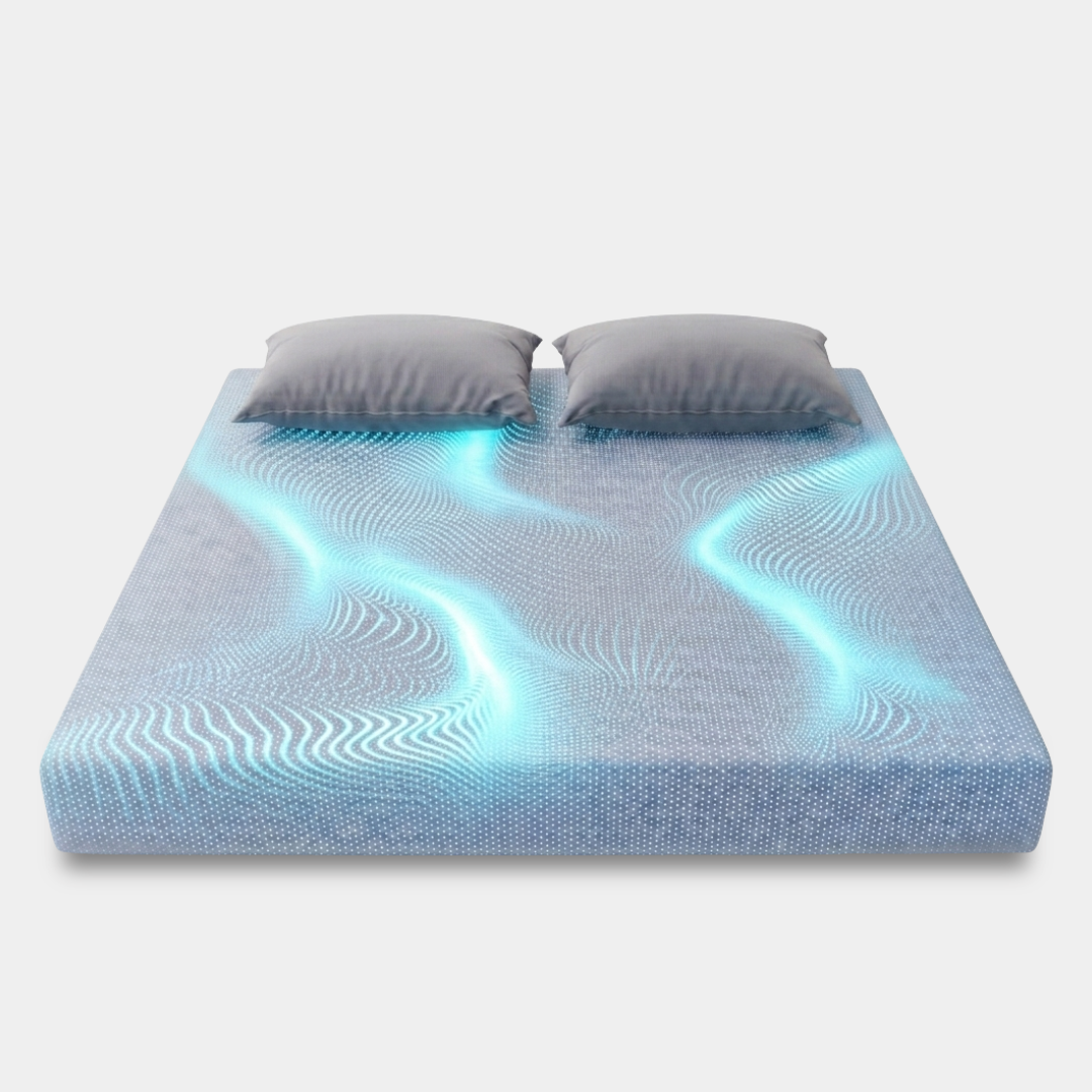 NOVAALAB LLC Novaa Grounding Sheet arranged on a bed