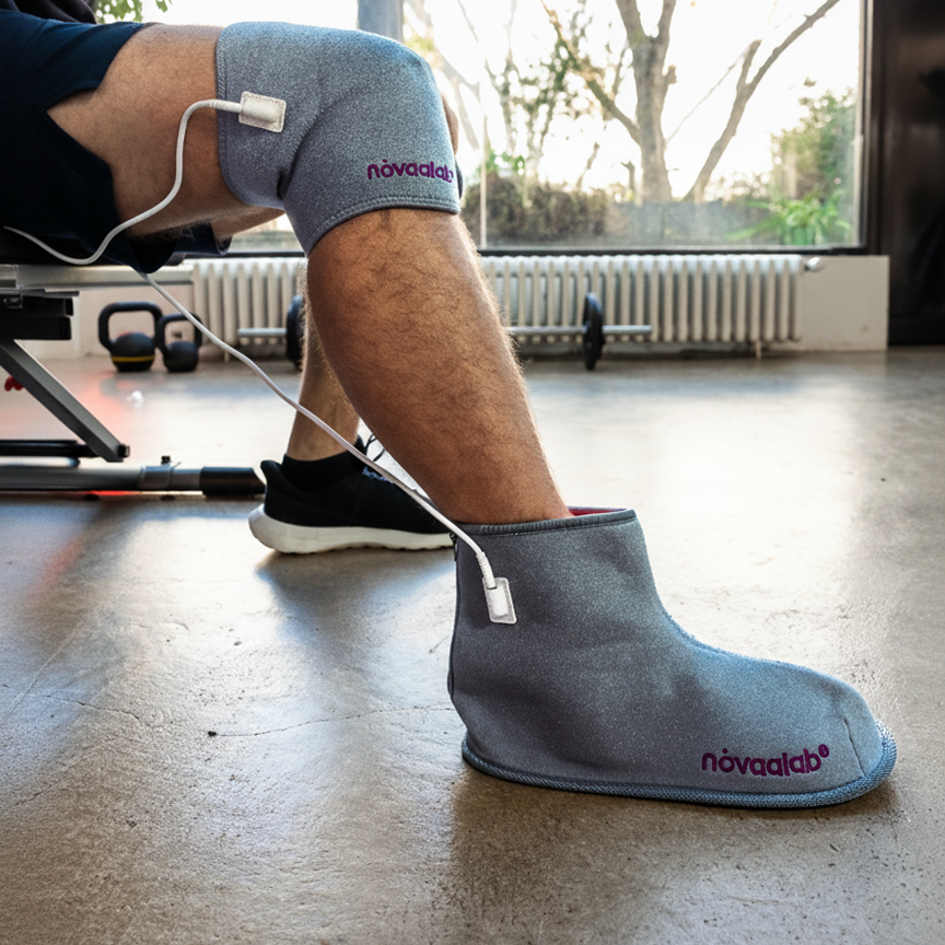 NOVAALAB LLC Light Boot and Knee Ultra recovery bundle
