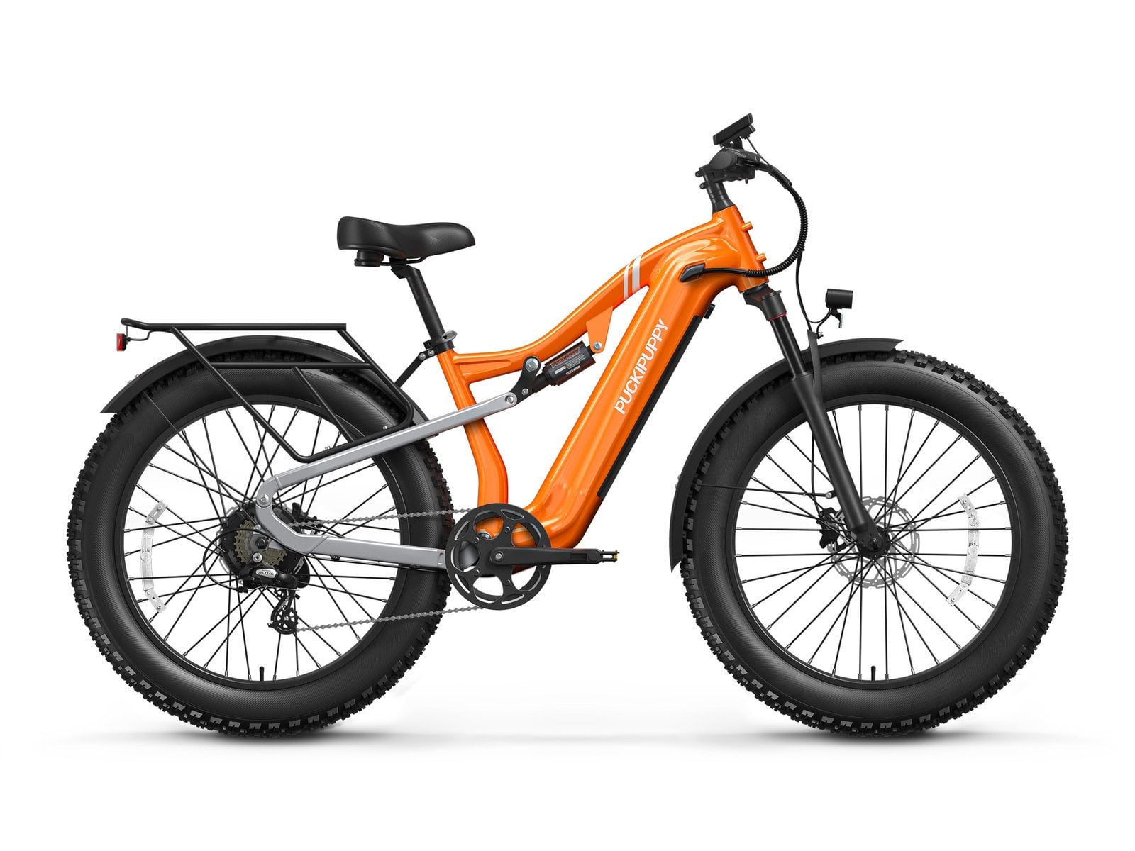 Puckipuppy Labrador Pro electric bike in orange