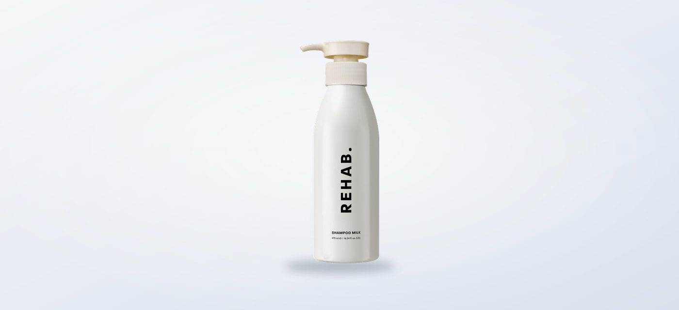 REHAB Your Hair Shampoo Milk bottle