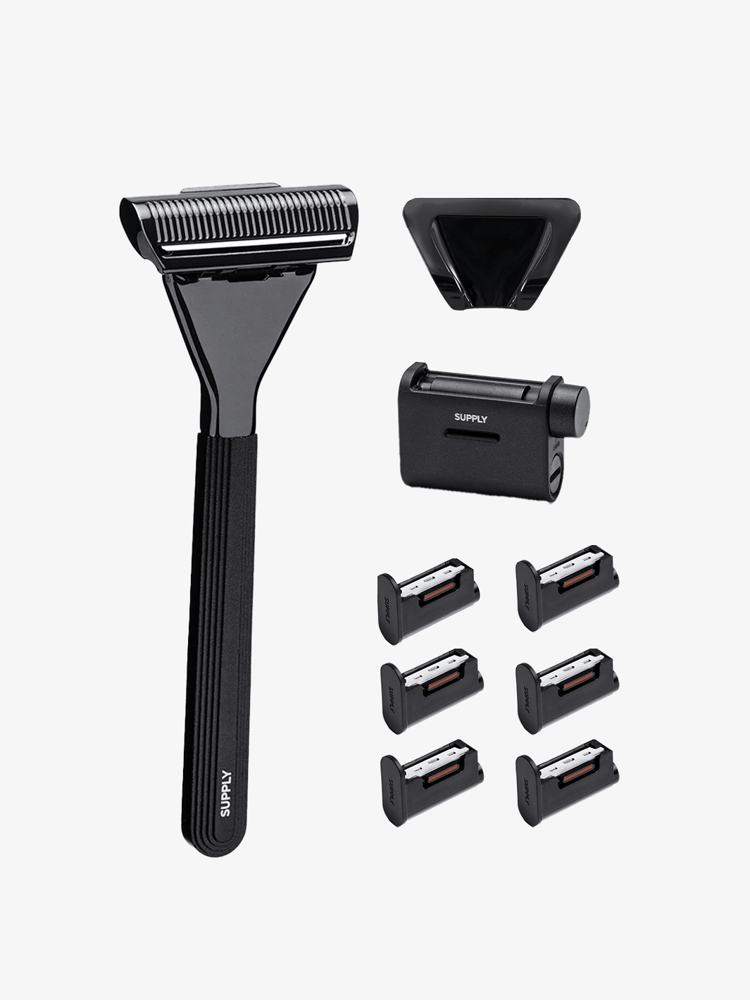Supply Single Edge MAX razor on a clean background