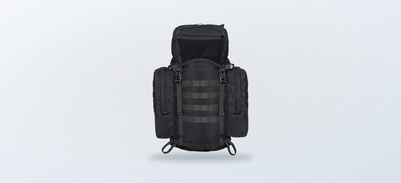 Highlander Forces Elite 33L rucksack in black