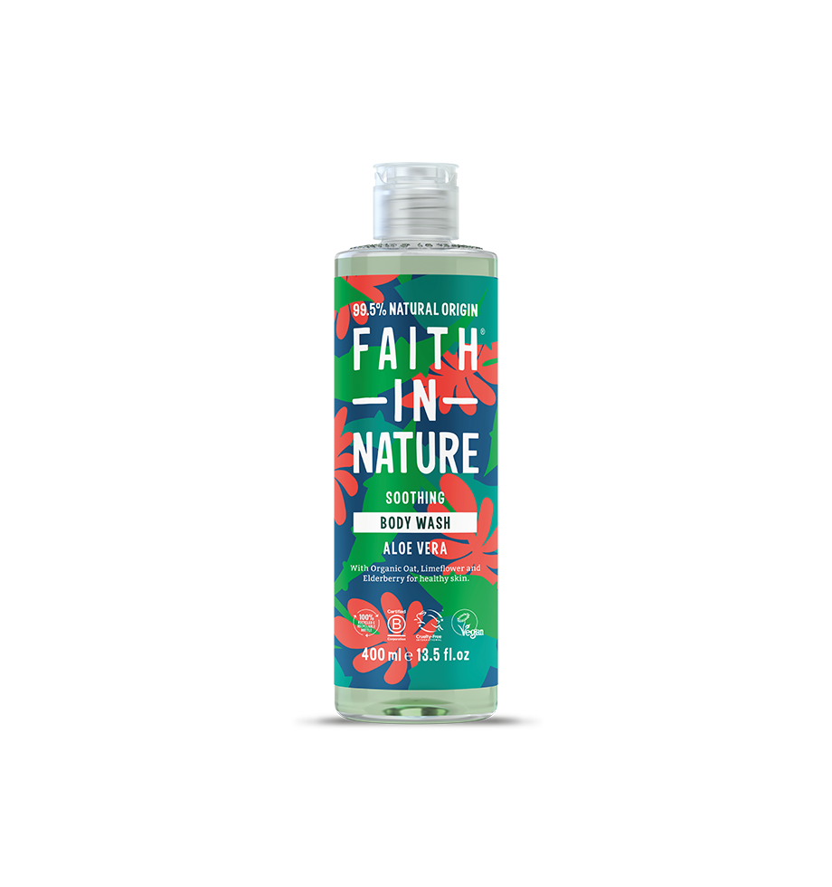 Faith In Nature Aloe Vera body wash bottle