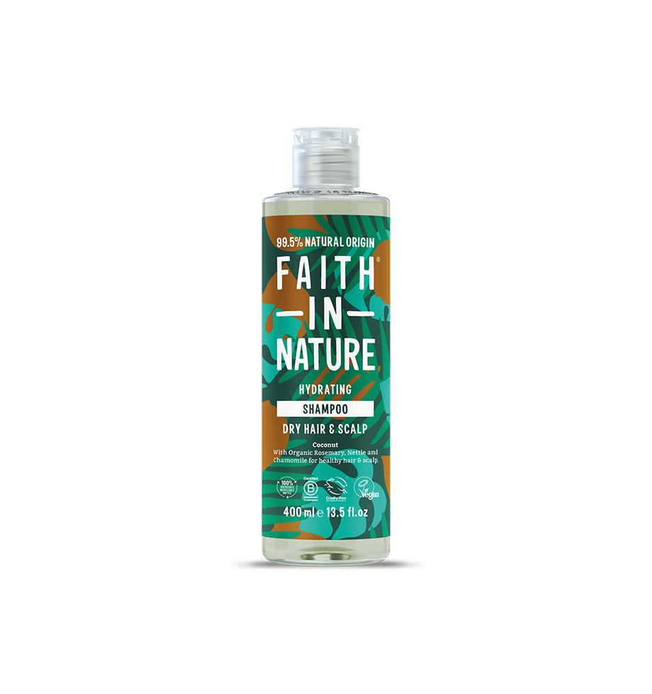 Faith In Nature Coconut shampoo bottle