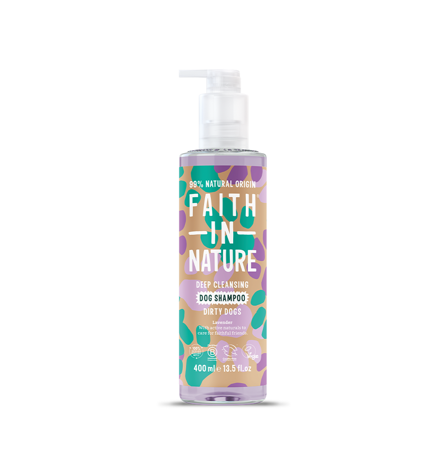 Faith In Nature Deep Cleansing Lavender Dog Shampoo bottle