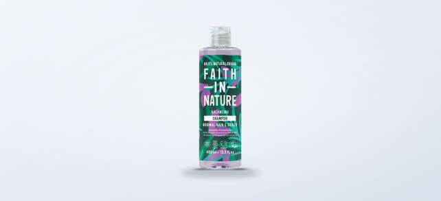Faith In Nature Lavender and Geranium shampoo bottle