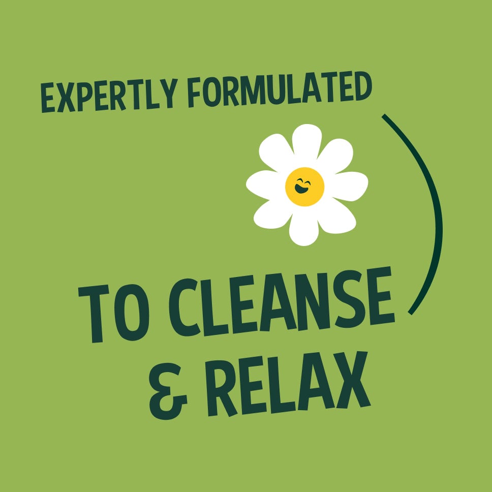 Cleanse Relax text graphic