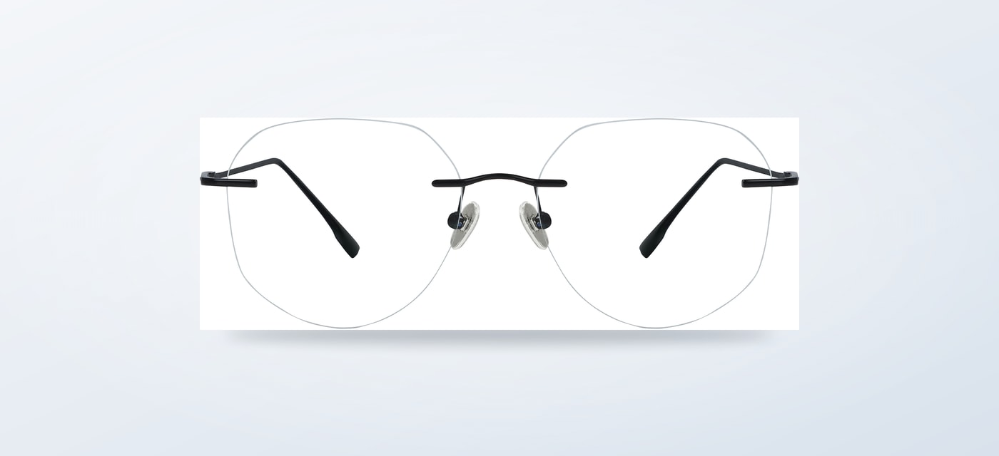 Cornelia geometric metal eyeglasses
