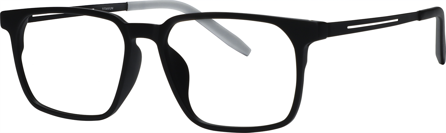 Levi titanium rectangle glasses from Fytoo Global