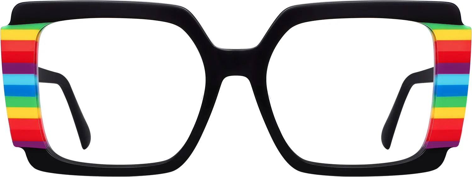 Myza square multicolour eyeglasses