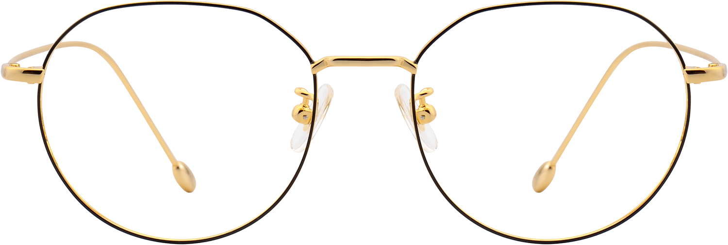 Geometric sports glasses viewed from the front