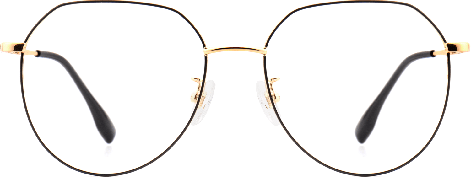 Eyeglasses frame shown in a separate product view