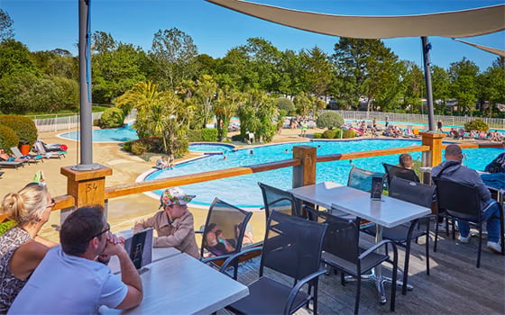 Swimming pool at Le Grand Métairie holiday park